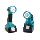 Лидер продаж, 312 Вт для Makita 14,4 В, 18 в, 20 в, литий-ионный аккумулятор, СВЕТОДИОДНЫЙ Фонарь 12 Вт с USB-портом, наружное аварийное освещение