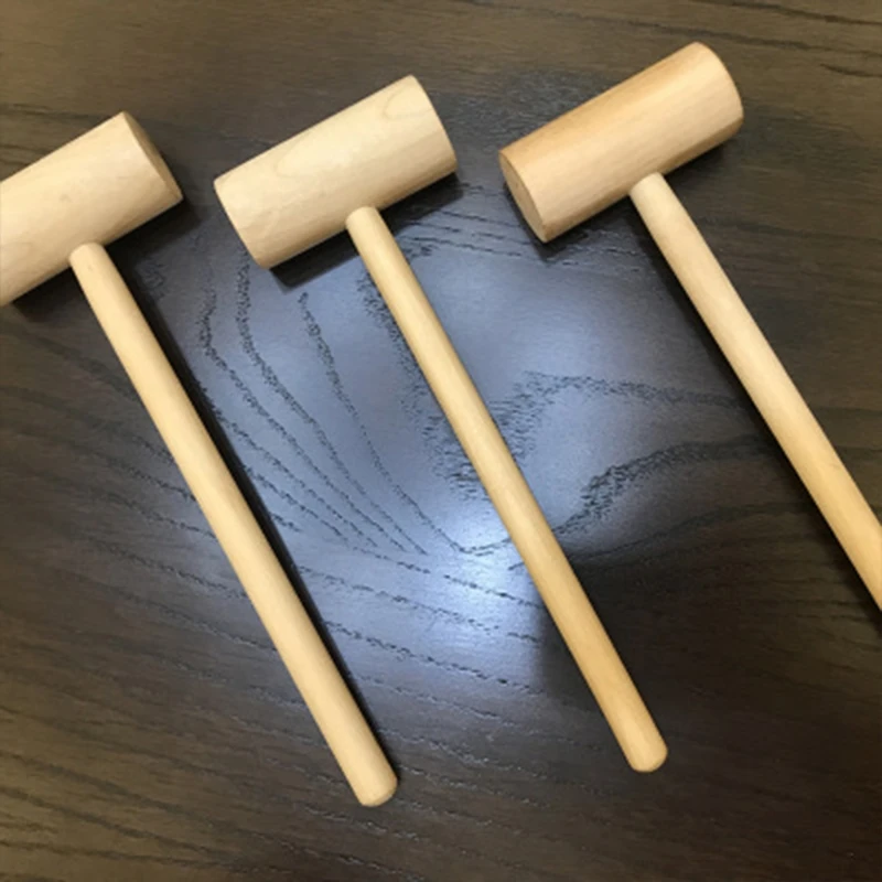 

10pcs Mini Wooden Hammer Mallet Pounding Toy Beating Gavel Toys for Kids