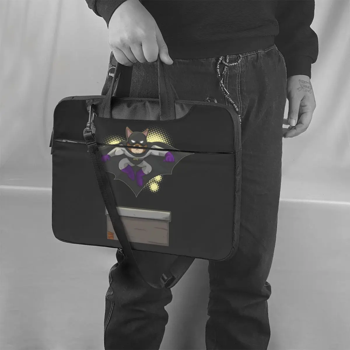 

Boxer Dog Laptop Bag Case Vintage Business Computer Bag With Handle Shockproof Laptop Pouch