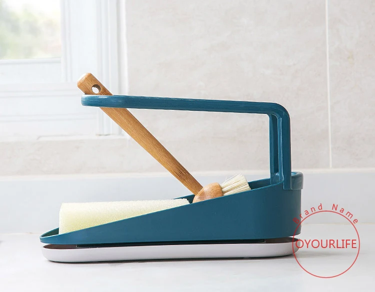 OYOURLIFE креативный держатель губок на раковине, Кухонное мыло, губка для мытья посуды, сушилка, аксессуары для раковины, органайзеры