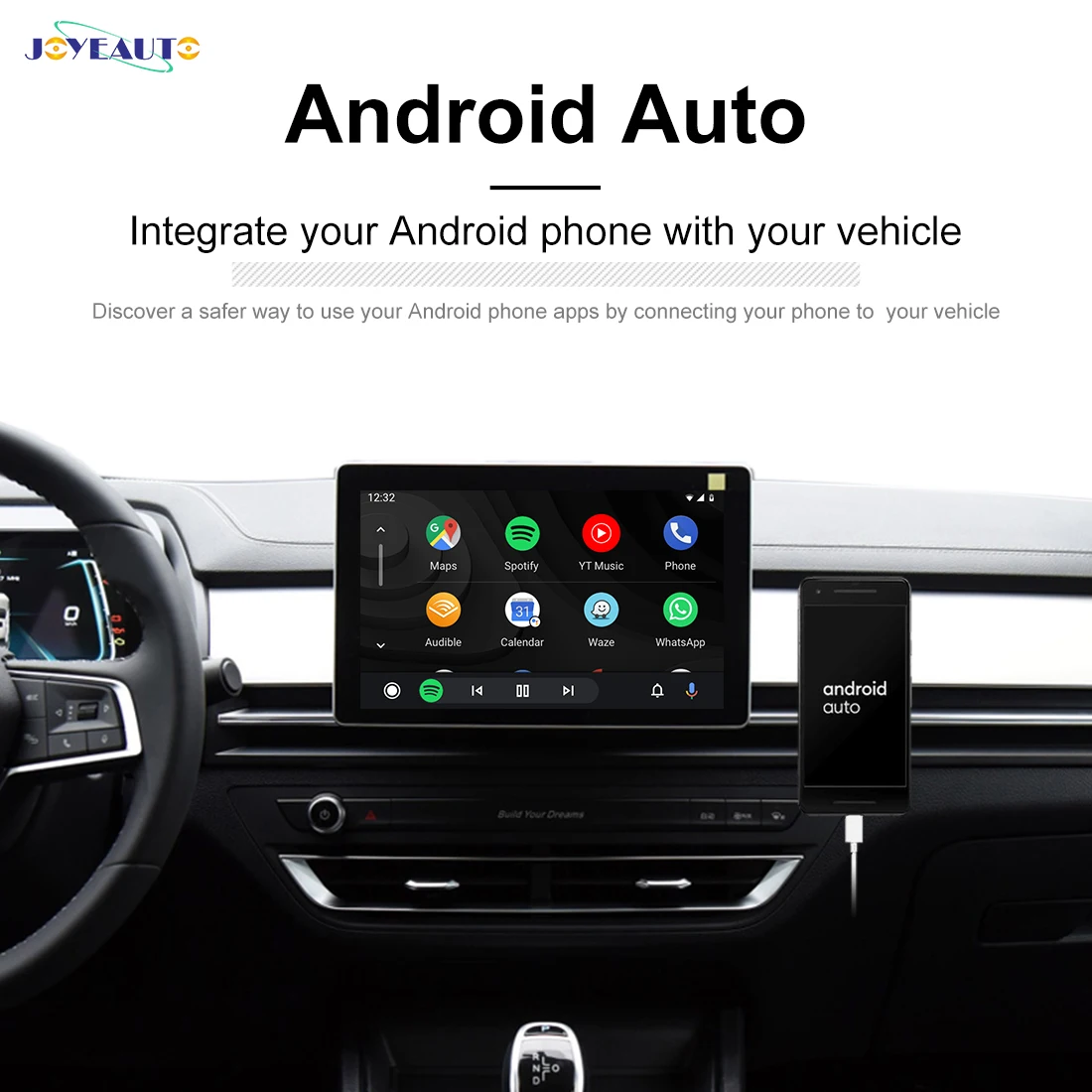 JoyeAuto Upgrade USB Dongle Android автомобильный головный блок беспроводной Apple Carplay