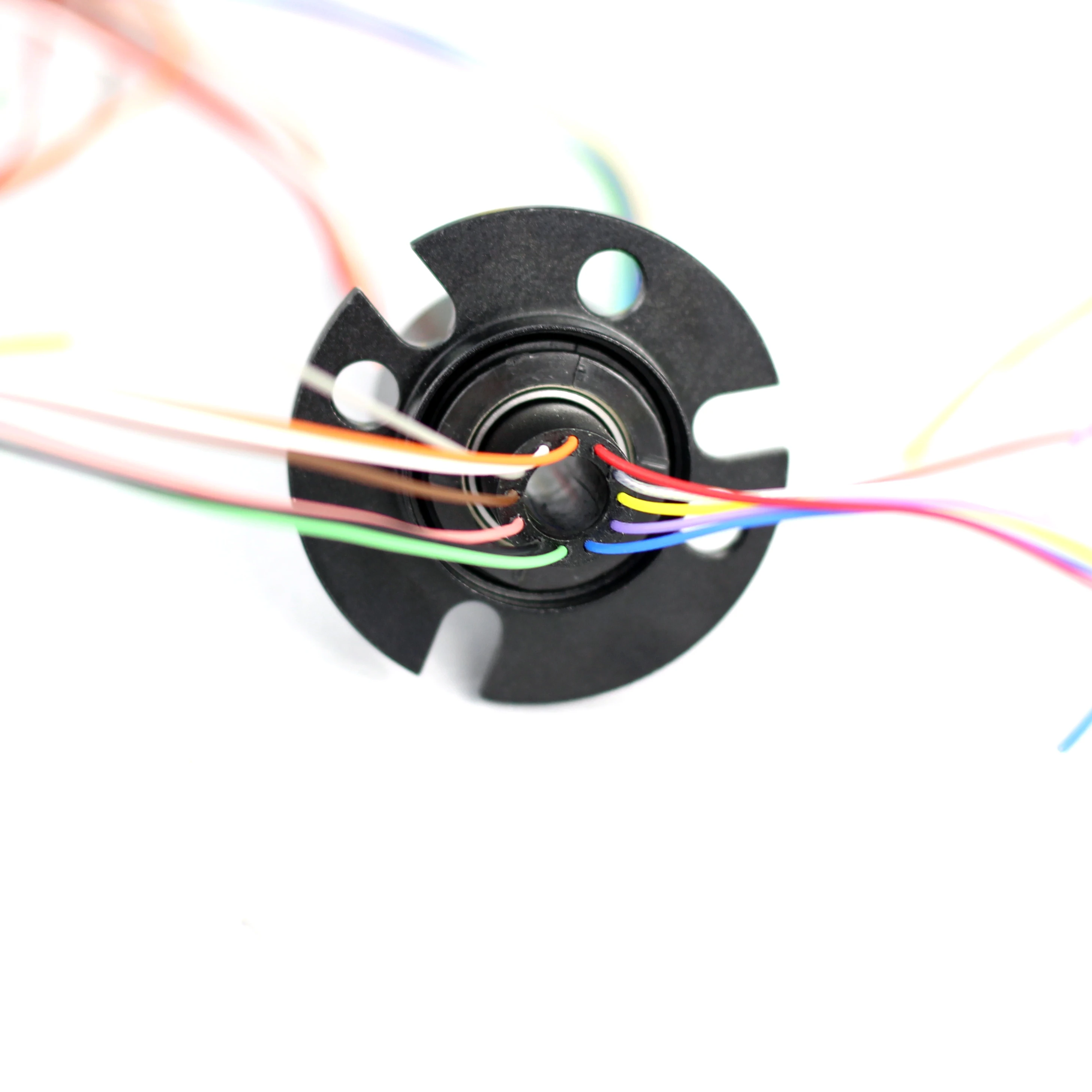 Slipring electric slip ring hole diameter12.7mmXOD33mm 6 wires through bore slip ring