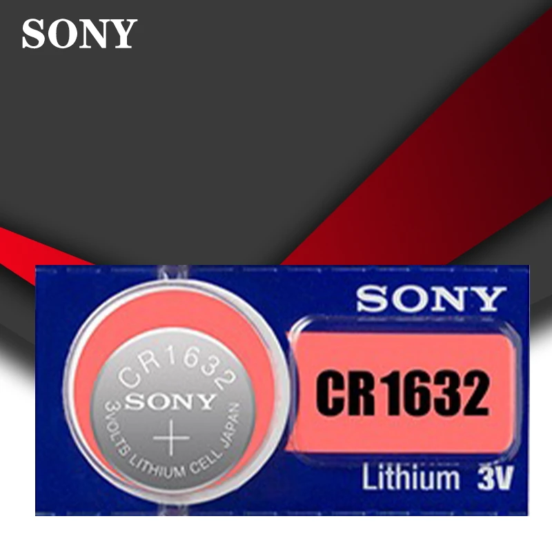1 шт./лот Sony оригинальная 100% CR1632 Кнопочная батарея для часов автомобильный пульт