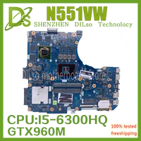 n551vw original motherboard with i5 6300hq gtx960m for asus n551v g551v fx551v g551vw fx51vw n551vw laptop 100 test runs well