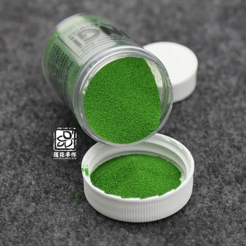 green Металлический рельефный порошок для теснения Скрапбукинг поздравительная открытка материал тисненый порошок DIY металлический лак золотой материал - Цвет: green
