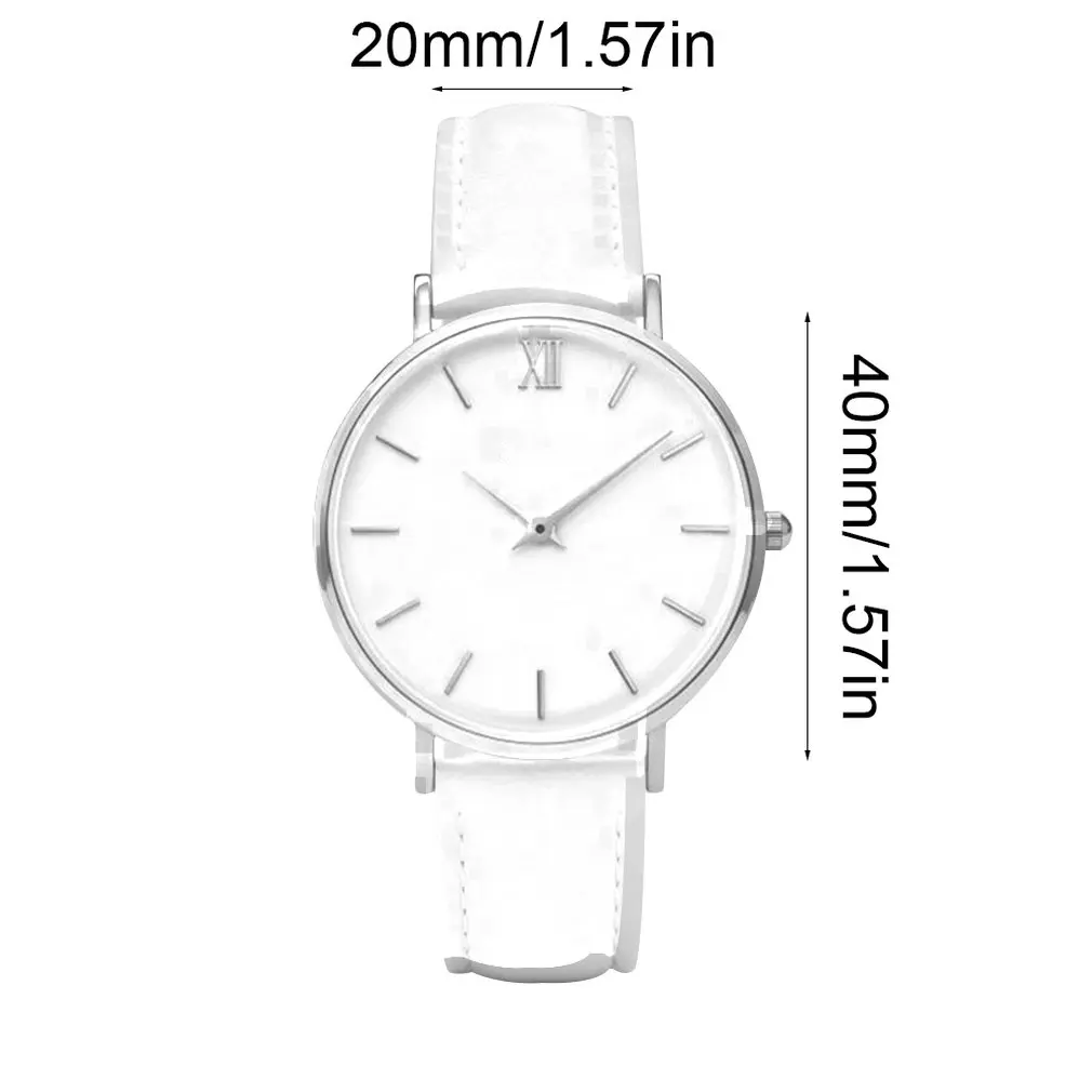 Женские кварцевые часы 40 мм простые женские с римскими шкалами европейские и те