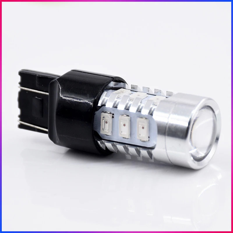 ShinMan 2 шт. Samsung 5730 чип T20 7443 7444 W21/5 Вт Автомобильные светодиодные стоп-сигналы