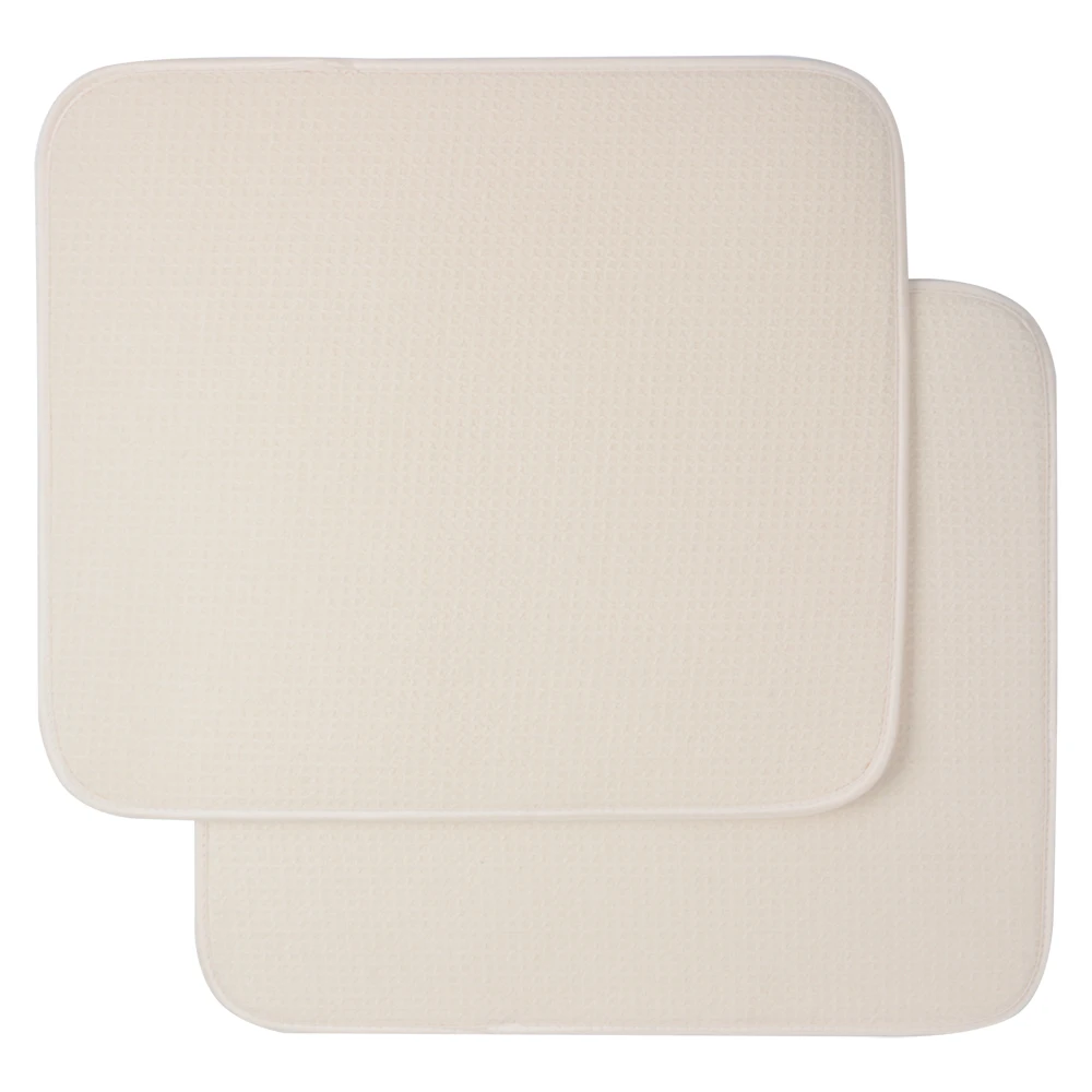 Sinalnd впитывающий высококачественный вафельный плетеный коврик для сушки посуды