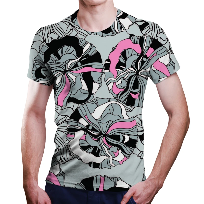 

Men'S Casual Suit 2021 Fashion Short-Sleeved Shirt 3D Printing Casual T-Shirt Fashion Harajuku Oversized T-Shirt 110-6XL