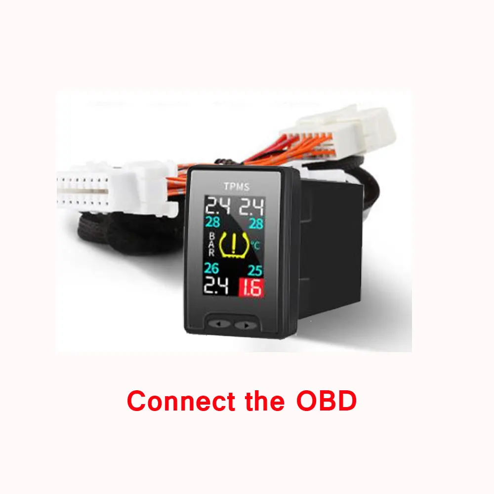 

OBD TPMS Tire Pressure Monitoring System For Toyota RAV4 2008-2015 Security Alarm System Car Modification