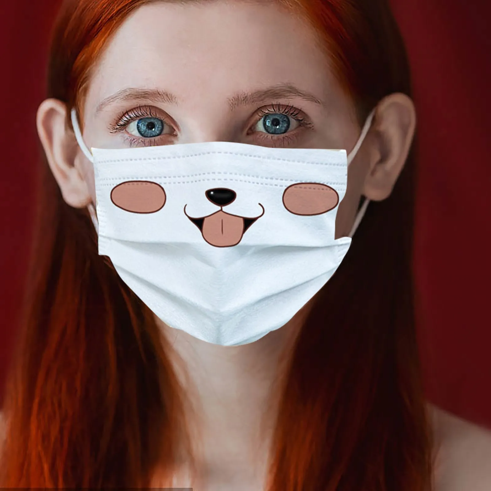 10 шт. одноразовые маски для лица взрослых | Красота и здоровье