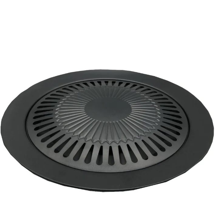 Тарелка для барбекю GH 1 шт. круглая железная тарелка Корейская решетка без