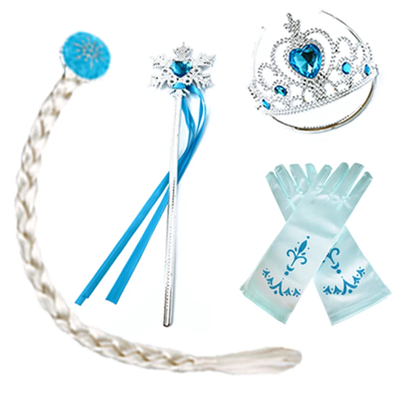 Аксессуары для вечевечерние девочек Эльза Анна Рапунцель Детский парик