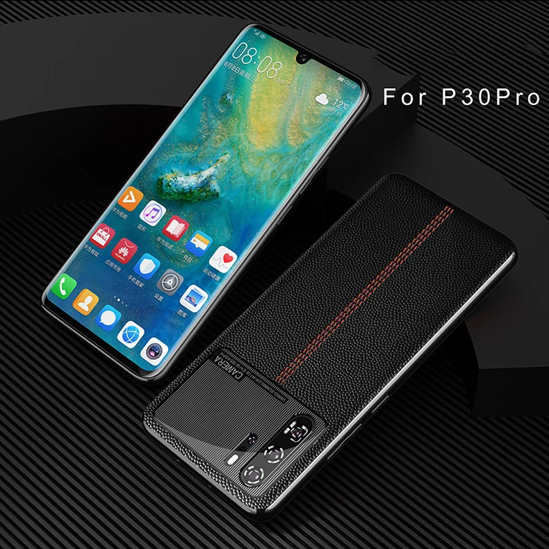 Чехол из натуральной кожи с покрытием для huawei P30 PRO P30PRO, чехол для бизнеса, первый слой из натуральной воловьей кожи, чехол