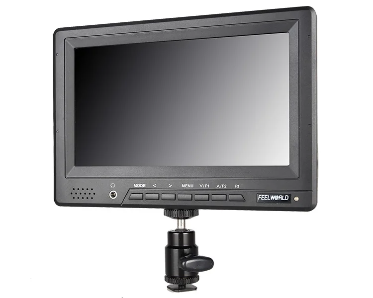 Preise FEELWORLD Hohe Helligkeit 7 Zoll Monitor Zu Kamera Schulter Rig Mit Hdmi Eingänge Heißer Schuh Montieren