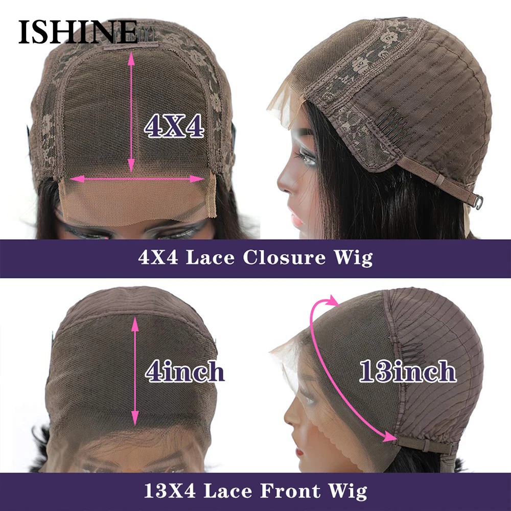

HAIR Straight Lace Front Human Hair Wigs For Women 13X4 Lace Frontal Wig Malaysian Straight Lace Closure Wig 4X4 Lace Wig