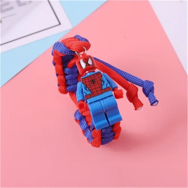 style 2 Marvel Мстители браслет железный человек Бэтмен Капитан Америка Супергерои строительные игрушки Фигурки дети подарок на день рождения - Цвет: style 2
