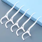 100 шт.лот одноразовый зубной Флоссер, межзубная щетка, зубная палочка, зубочистка, зубная нить, палочка для полости рта, зубная резинка, уход за зубами TLSM