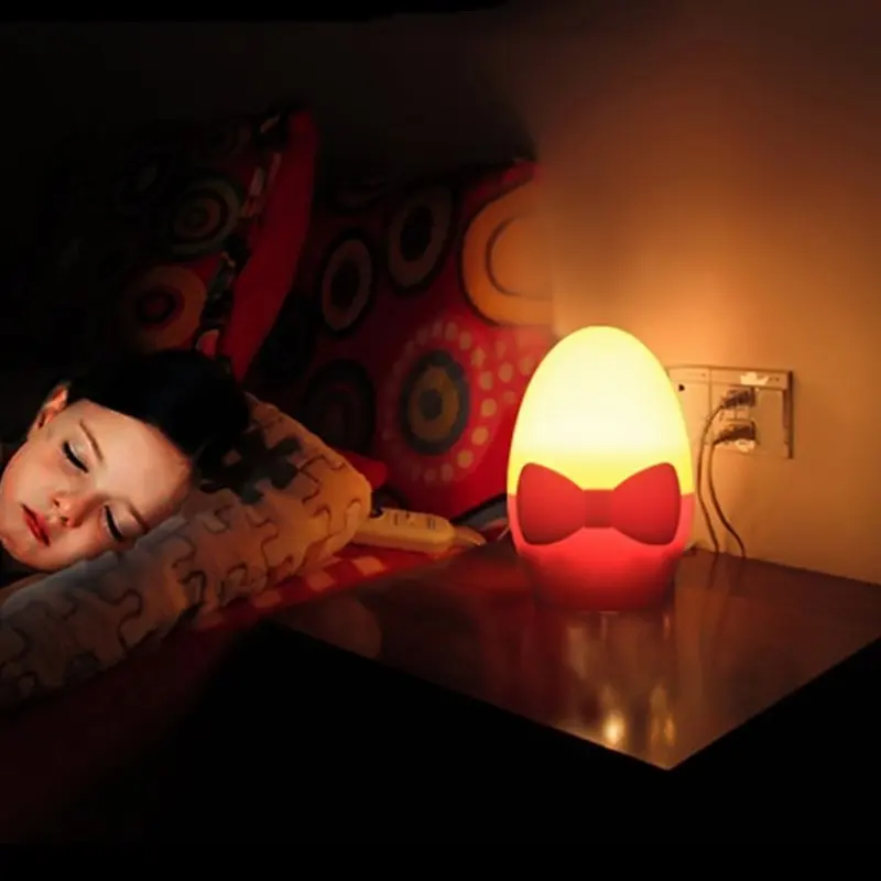 Светильник-управление СВЕТОДИОДНЫЙ Яйца ночной Светильник 0 3 W светодиодный 75*50*76