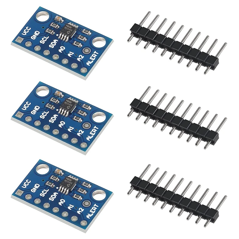 

3 шт. MCP9808 высокоточная плата разрыва датчика температуры I2C ± 0,25 °C/0,0625 °C для Ardunio