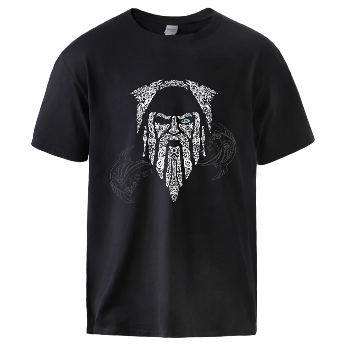 Odin Vikings Son Of мужская верхняя футболка летняя хлопковая с коротким рукавом 2020 и