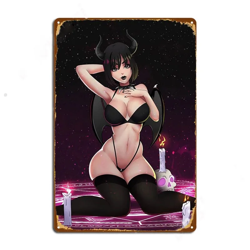 Металлический знак для девушек стена паб клуб пикантный булавка волшебство