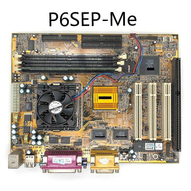 Популярный Настольный вентилятор используется elite sis620 материнская плата P6SEP-Me с 1
