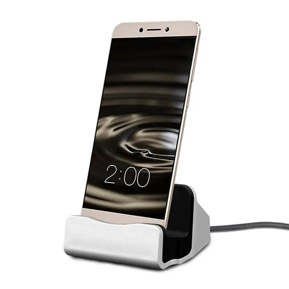 Универсальная зарядная док-станция USB 3,1 type-C для синхронизации данных с кабелем для различных телефонов с подставкой типа C, настольное зарядное устройство для синхронизации данных