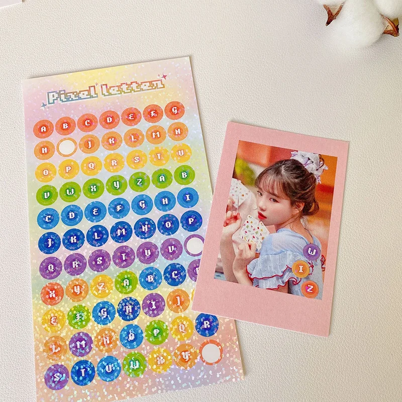 Милые Носки с рисунком радужных пикселей изображением букв алфавита Дики