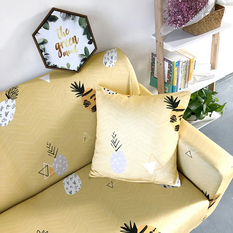 Эластичный чехол для дивана с принтом эластичный 1/2/3/4-местного домашний