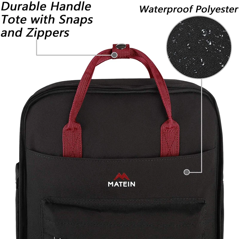 Женский и мужской рюкзак Matein легкий Водонепроницаемый на плечо для ноутбука 2019 |