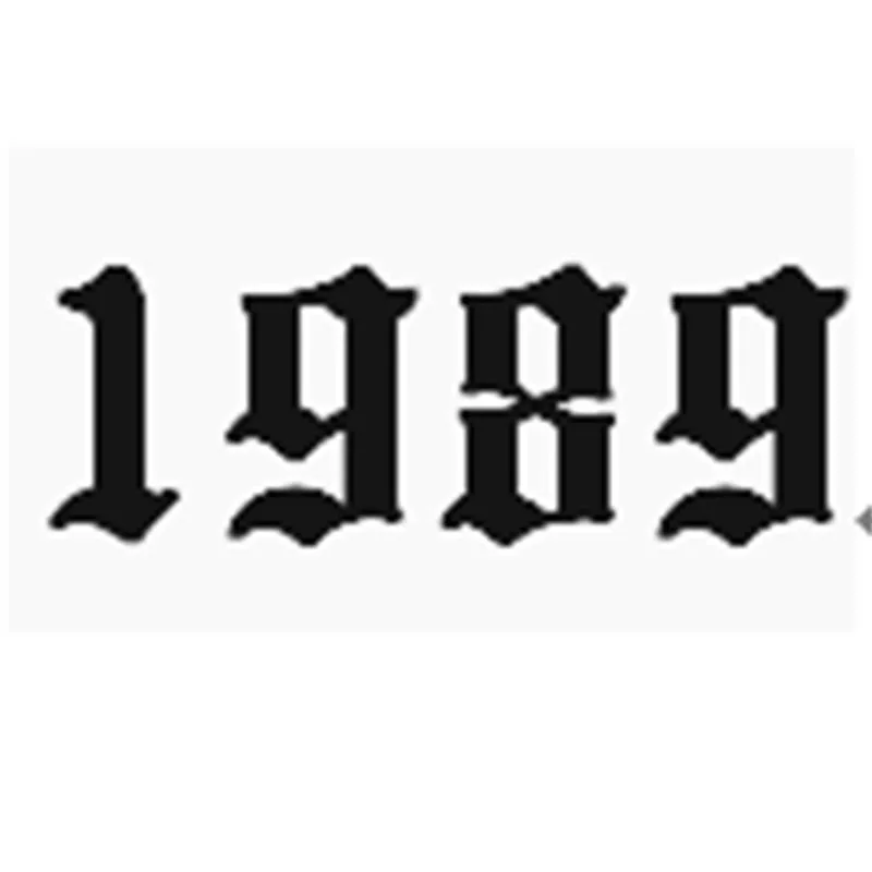 1989 Год, ожерелье из нержавеющей стали для женщин, ожерелье с цифрами на заказ, ювелирные изделия на заказ, ожерелье с цифрами на год, воротник de Moda - Окраска металла: 1989