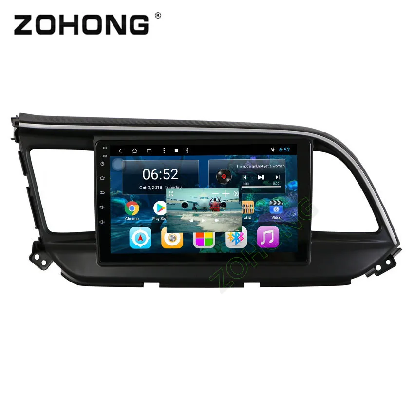 9 дюймов PIP 2.5D Octa 8 ядерный PIP Android для hyundai Elantra автомобильный DVD мультимедийный плеер радио gps Навигация BT wifi карта