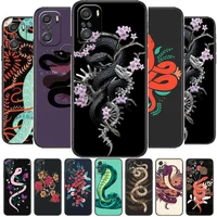 hand snake for xiaomi redmi note 10s 10 9t 9s 9 8t 8 7s 7 6 5a 5 pro max soft black phone case
