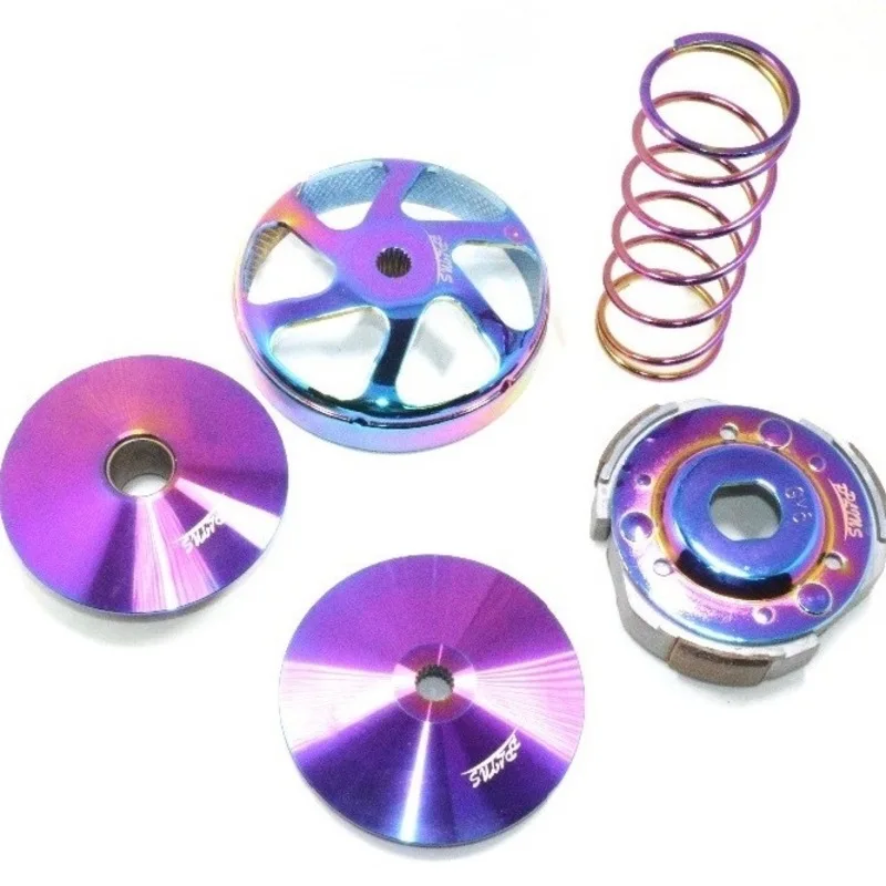 Koop GY6 Clutch Kit Voor GY6125 GY6150 LF150T Liberty 157QMB 157QMJ 152QMI Racing Transmissie Set Tuning Onderdelen Variateur Bell Pads