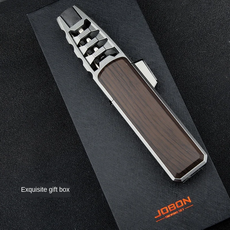 Новинка ветрозащитная металлическая турбинная Зажигалка Jobon для кухни и барбекю