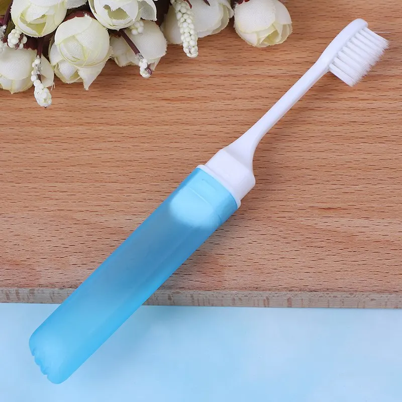 

1pc Camping Travel Outdoor Toothbrush Foldable Toothbrush Portable Tooth Brushes