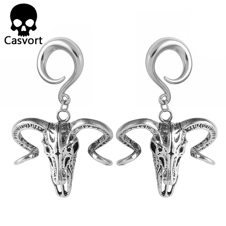 Casvort, Новое поступление, тяжелое ухо, вес, нержавеющая сталь, Таурен, ушные измерители, пирсинг, туннели, ювелирные изделия для тела, 2 шт. в партии, пара, распродажа