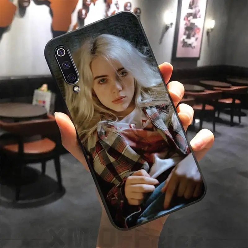 HaNismt красивый Eilish черный мягкий чехол для телефона Xiaomi mi 6 6plus a2 8 8se a2lite 8lite 9 9se