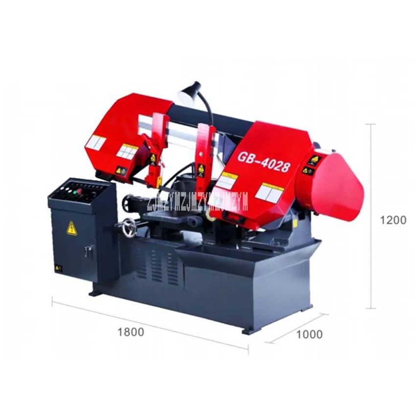 GB4028 Semi-automatic Horizontal Metal Band Sawing Machine High-quality Saw Cutting 380V 2.2KW (400*280mm) | Инструменты