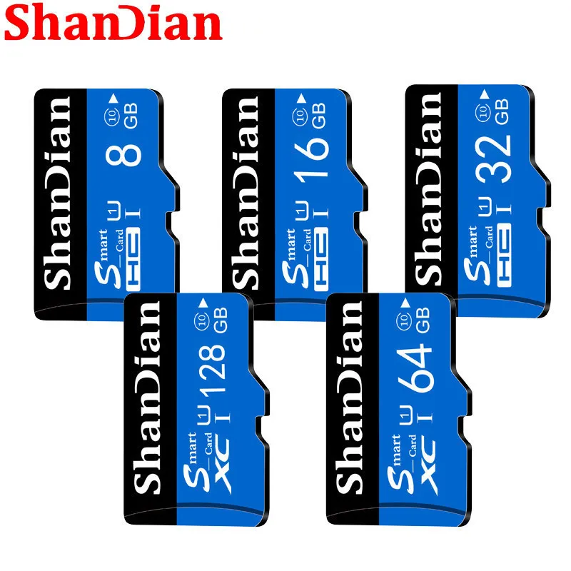 SHANDIAN Memory Card 16GB 32GB 6GB Class 10 TF Memory Card 4GB 8GB Class 6 Smart Upgrading TF Card for Phones Free Shipping