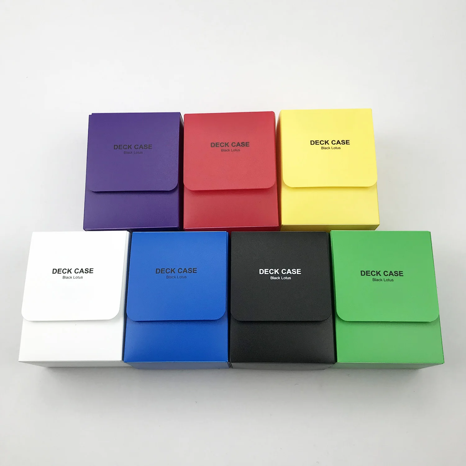 Черный лотоса Портативный 80 карт колода коробка классический Цвет настольные