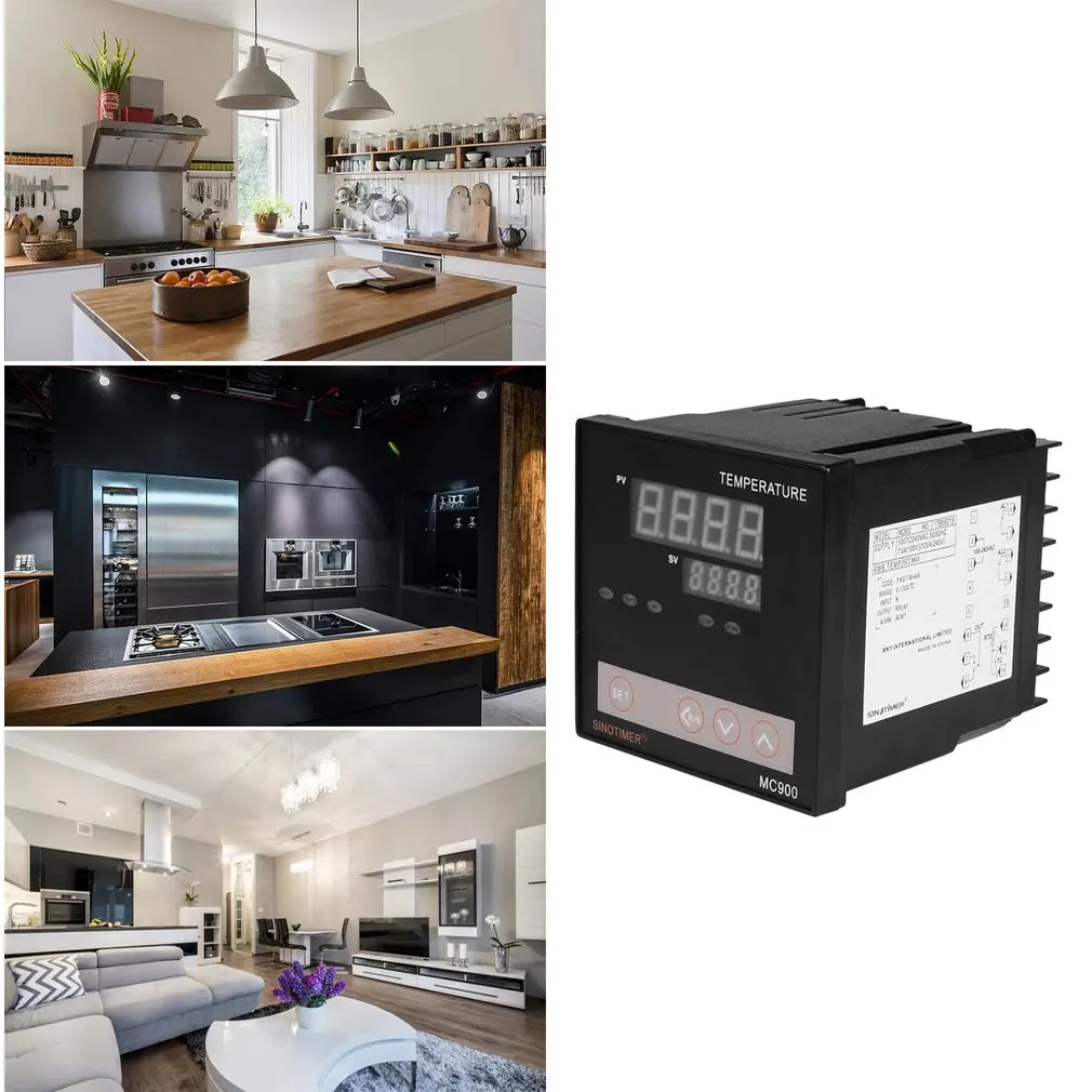 Универсальный входной цифровой ПИД-регулятор температуры релейный выход K или