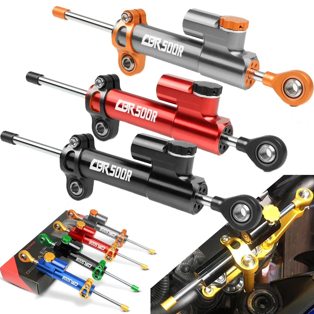 

For Honda CBR500R 500R CBR 500 R CB500F CB500X CB500 F 500X 500F 2013-2018 2014 Motorcycle Adjustable Steering Stabilizer Damper