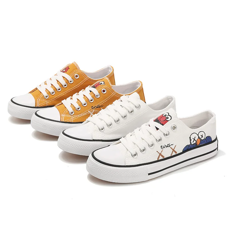 Летняя парусиновая обувь Женская в Корейском стиле Новые сетчатые красные и