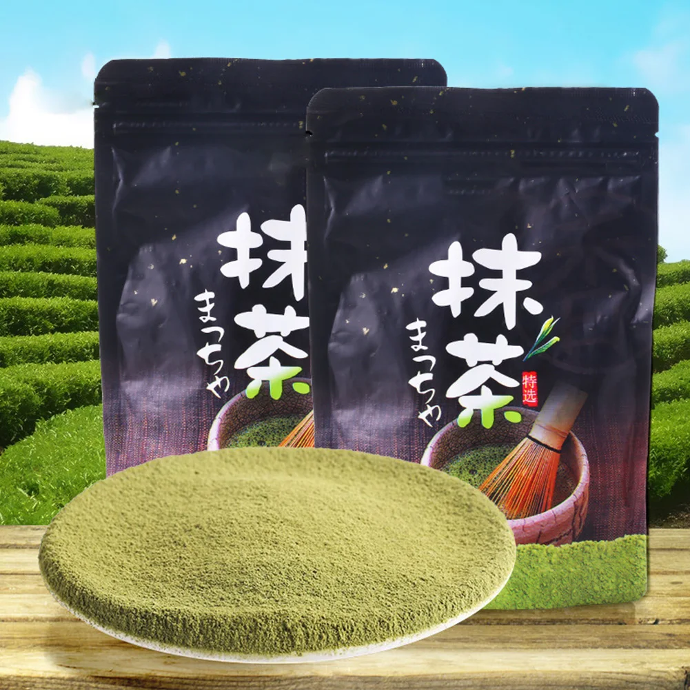 

100g Matcha Powder Chocolate Ice Cream Cake Kitchen Baking Ingredients China Matcha Green Tea Powder Bread Baking Tools Supplies