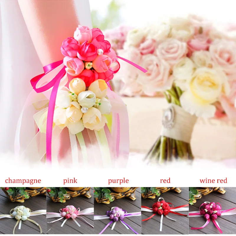 Свадебное платье подружки невесты для выпускного вечера на запястье корсаж