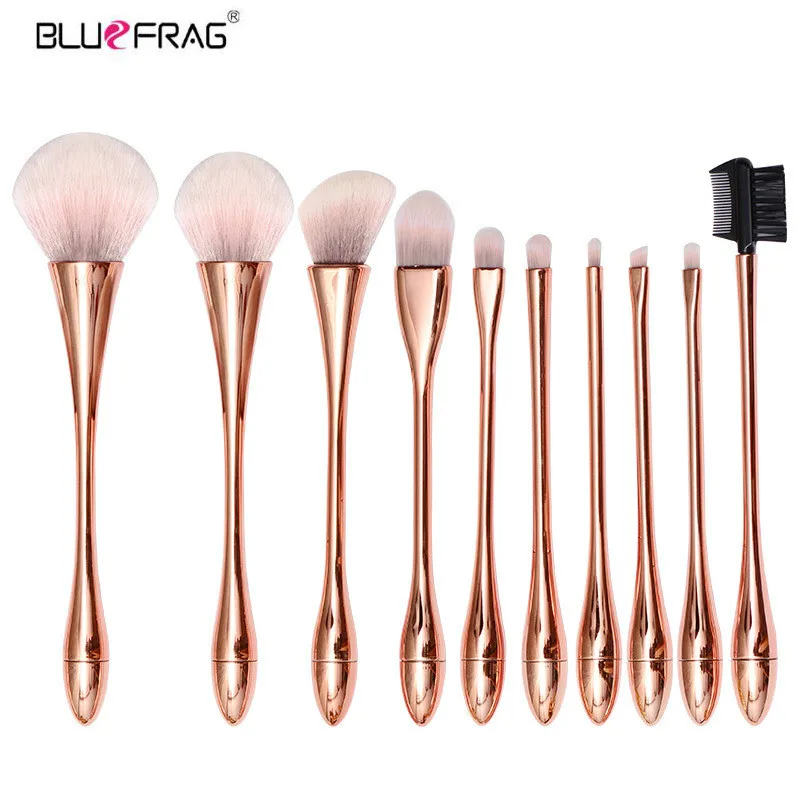 

Набор кистей для макияжа из розового золота, 10/5/3 шт.