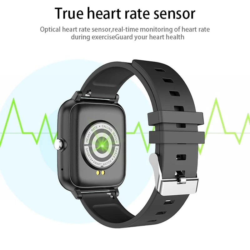 

2021 New Men Smart Watch Wristband Men Women Sport Clock Heart Rate Monitor Sleep Monitor Bluetooth Call Smartwatch for phone