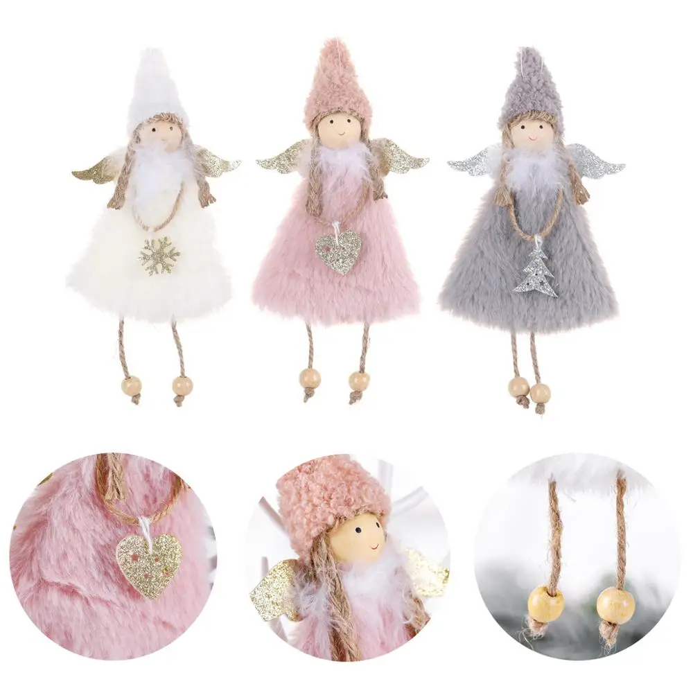 

Рождественская Кукла-Ангел подвеска с надписью "Merry Christmas", Декор для дома, украшение для елки, рождественские подарки, Рождество 2021, новый го...